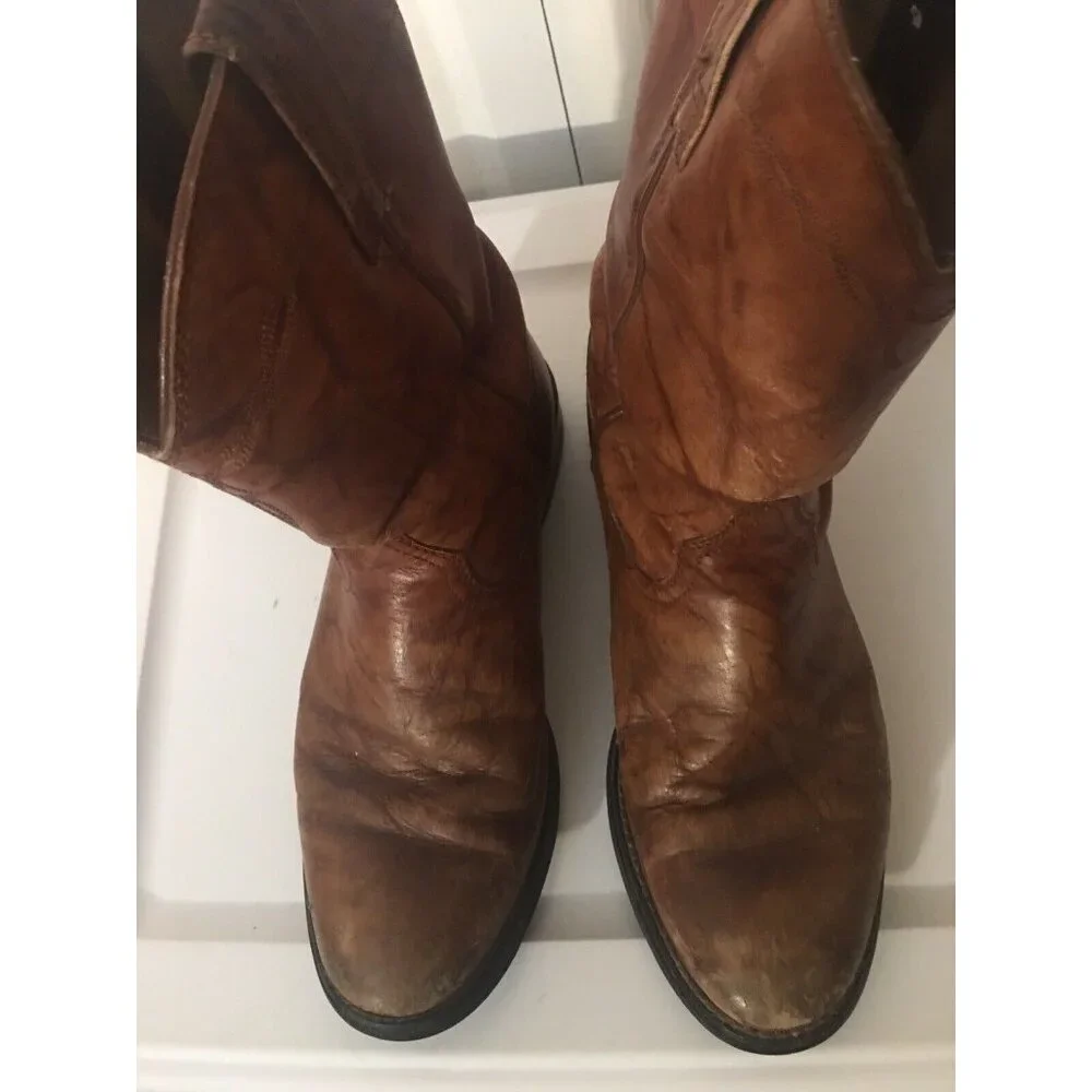Ariat Brown Leather Boots Men’s Sz 8 D‎ Style No 35503